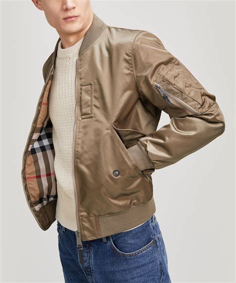 bomber burberry homme|burberry bomber jacket for men.